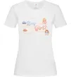 Женская футболка Boy or girl хмаринки Белый Женская футболка Boy or girl хмаринки Белый фото