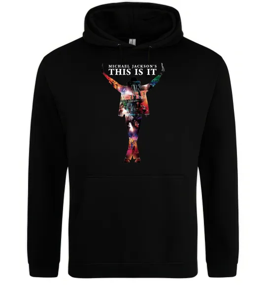 Жіноча толстовка (худі) This is it Michael Jackson Чорний фото