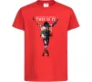 Дитяча футболка This is it Michael Jackson Червоний фото