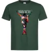 Чоловіча футболка This is it Michael Jackson Темно-зелений Чоловіча футболка This is it Michael Jackson Темно-зелений фото