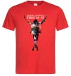 Чоловіча футболка This is it Michael Jackson Червоний Чоловіча футболка This is it Michael Jackson Червоний фото