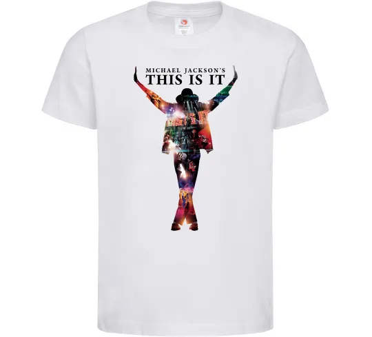Дитяча футболка This is it Michael Jackson Білий фото