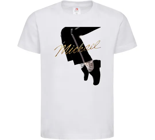 Дитяча футболка Michael Білий фото