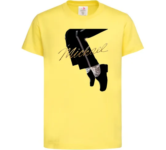 Дитяча футболка Michael Лимонний фото