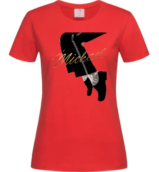 Жіноча футболка Michael Червоний фото