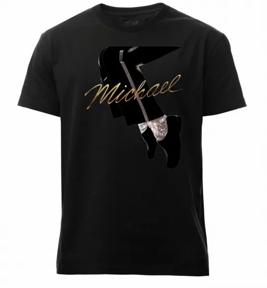 Чоловіча преміум футболка Michael Чорний фото