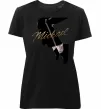 Жіноча преміум футболка Michael Чорний Жіноча преміум футболка Michael Чорний фото
