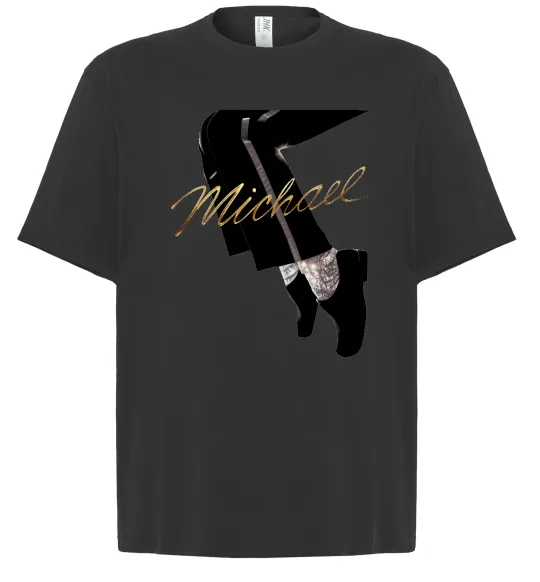 Футболка Оверсайз Michael Чорний фото