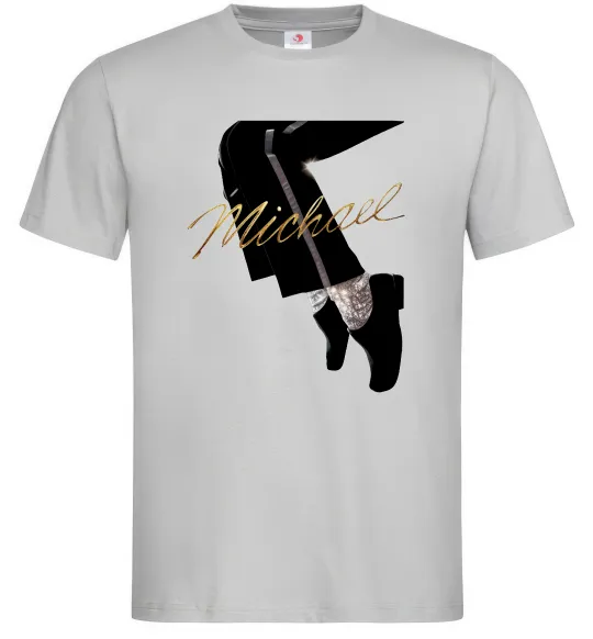 Чоловіча футболка Michael Сірий фото