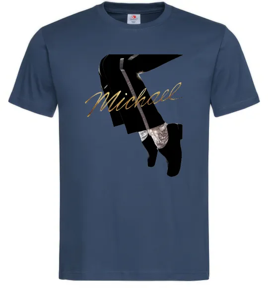 Чоловіча футболка Michael Темно-синій фото