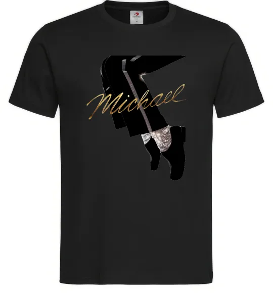 Чоловіча футболка Michael Чорний фото