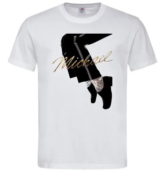 Чоловіча футболка Michael Білий фото