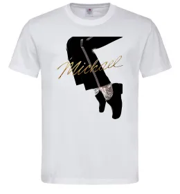 Чоловіча футболка Michael Білий фото