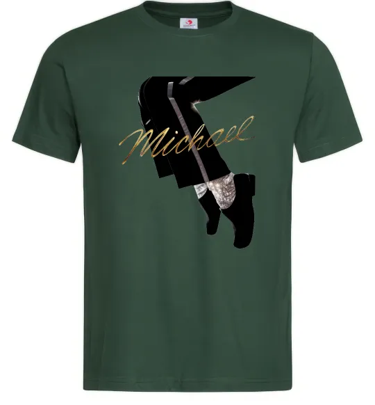 Чоловіча футболка Michael Темно-зелений фото