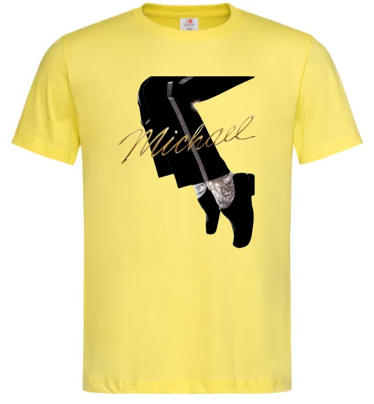 Чоловіча футболка Michael Лимонний фото