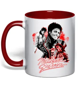 Чашка з кольоровою ручкою