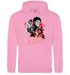 Жіноча толстовка (худі) Michael Jackson колаж Рожевий фото