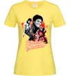 Жіноча футболка Michael Jackson колаж Лимонний Жіноча футболка Michael Jackson колаж Лимонний фото