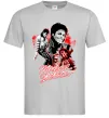 Чоловіча футболка Michael Jackson колаж Сірий Чоловіча футболка Michael Jackson колаж Сірий фото