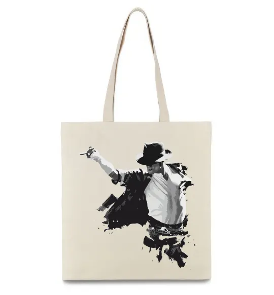 Еко-сумка Freeze Pose Michael Jackson Бежевий фото