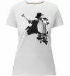 Жіноча преміум футболка Freeze Pose Michael Jackson Білий Жіноча преміум футболка Freeze Pose Michael Jackson Білий фото