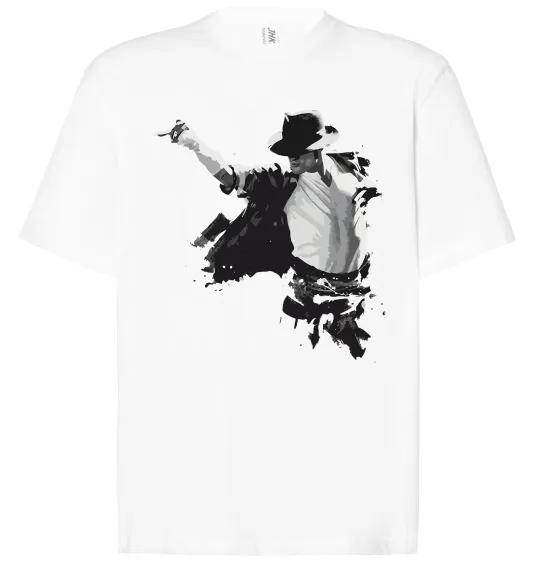 Футболка Оверсайз Freeze Pose Michael Jackson Білий фото