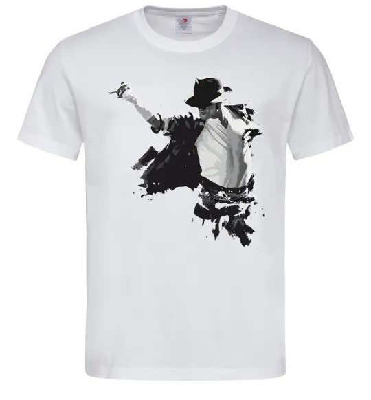 Чоловіча футболка Freeze Pose Michael Jackson Білий фото