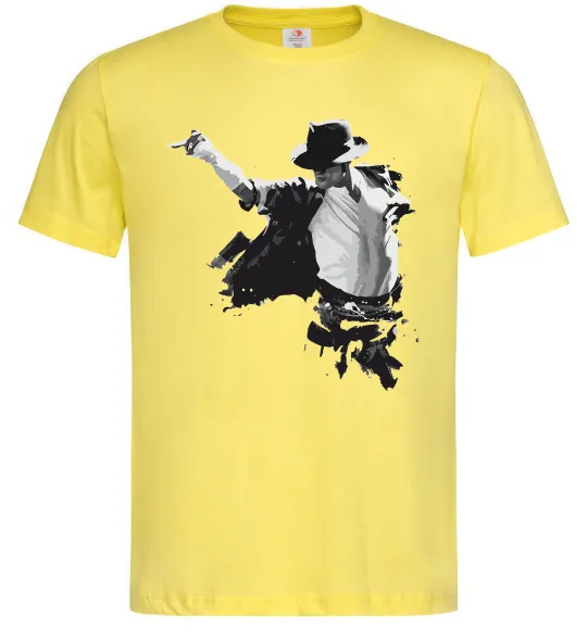 Чоловіча футболка Freeze Pose Michael Jackson Лимонний фото