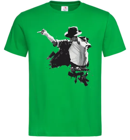Чоловіча футболка Freeze Pose Michael Jackson Зелений фото