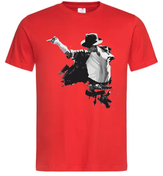 Чоловіча футболка Freeze Pose Michael Jackson Червоний фото