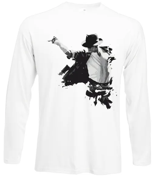 Лонгслів Freeze Pose Michael Jackson Білий фото