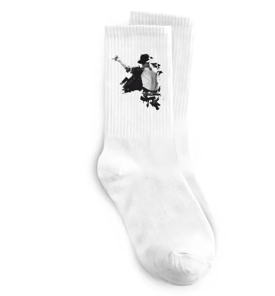 Шкарпетки Freeze Pose Michael Jackson Білий фото