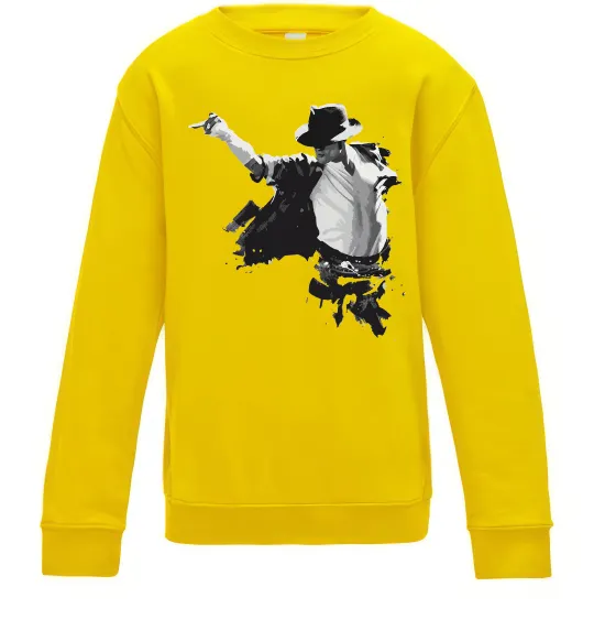 Дитячий світшот Freeze Pose Michael Jackson Сонячно жовтий фото