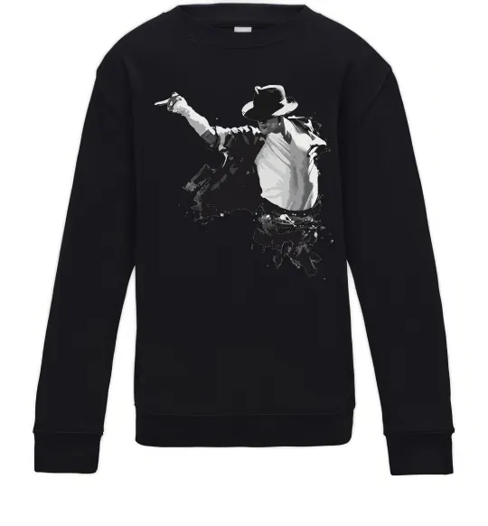 Дитячий світшот Freeze Pose Michael Jackson Чорний фото