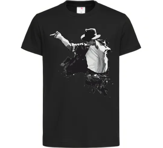 Дитяча футболка Freeze Pose Michael Jackson Чорний фото