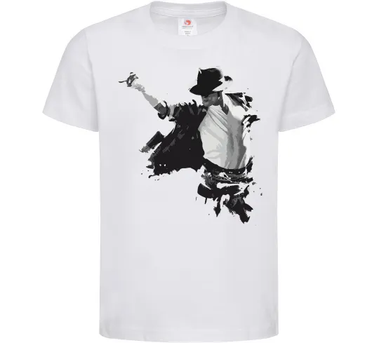 Дитяча футболка Freeze Pose Michael Jackson Білий фото