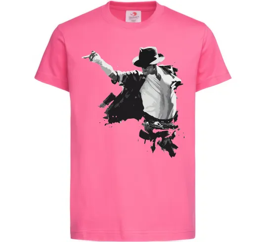 Дитяча футболка Freeze Pose Michael Jackson Яскраво-рожевий фото