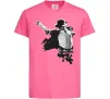 Дитяча футболка Freeze Pose Michael Jackson Яскраво-рожевий фото