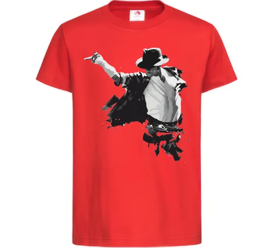 Дитяча футболка Freeze Pose Michael Jackson Червоний фото