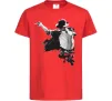 Дитяча футболка Freeze Pose Michael Jackson Червоний фото