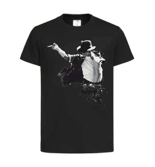 Дитяча футболка Freeze Pose Michael Jackson Чорний фото