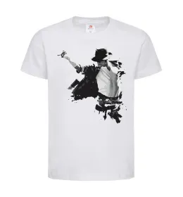 Дитяча футболка Freeze Pose Michael Jackson Білий фото