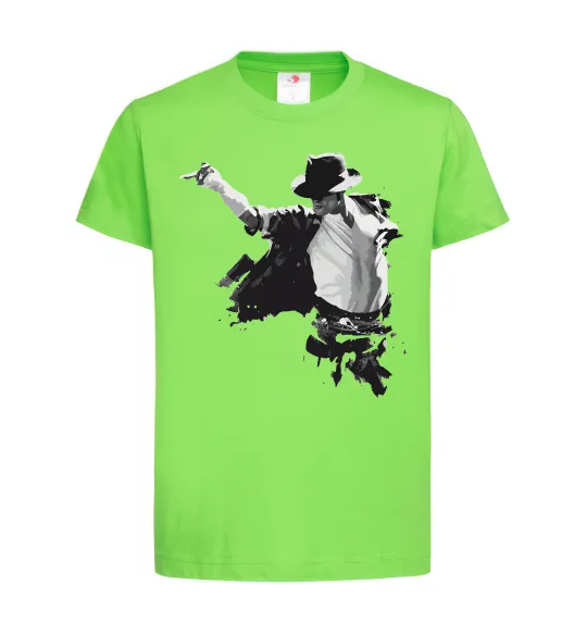 Дитяча футболка Freeze Pose Michael Jackson Лаймовий фото