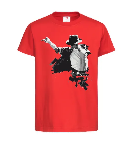 Дитяча футболка Freeze Pose Michael Jackson Червоний фото
