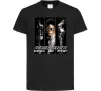 Дитяча футболка King of pop Чорний Дитяча футболка King of pop Чорний фото