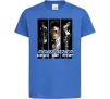 Дитяча футболка King of pop Яскраво-синій Дитяча футболка King of pop Яскраво-синій фото