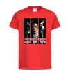 Дитяча футболка King of pop Червоний Дитяча футболка King of pop Червоний фото