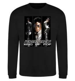 Свитшот King of pop Черный фото