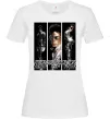 Жіноча футболка King of pop Білий Жіноча футболка King of pop Білий фото