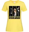 Жіноча футболка King of pop Лимонний Жіноча футболка King of pop Лимонний фото